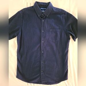 ✨️Any 3 for $15✨️ Old Navy Men's Navy Blue Slim Fit Short Sleeve Shirt